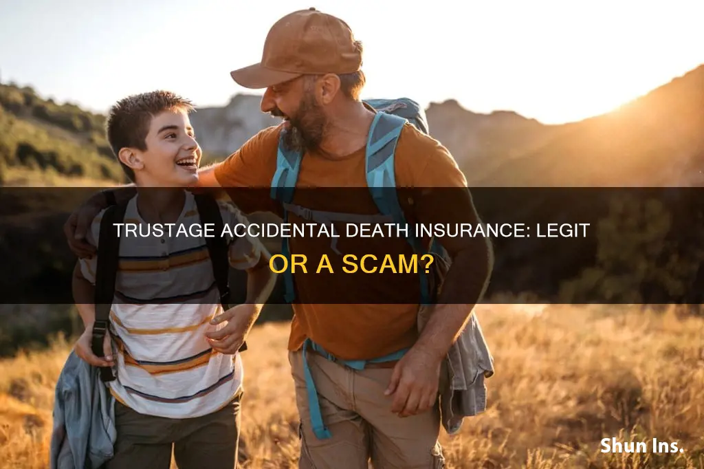 is trustage accidental death cmfg life insurance legit