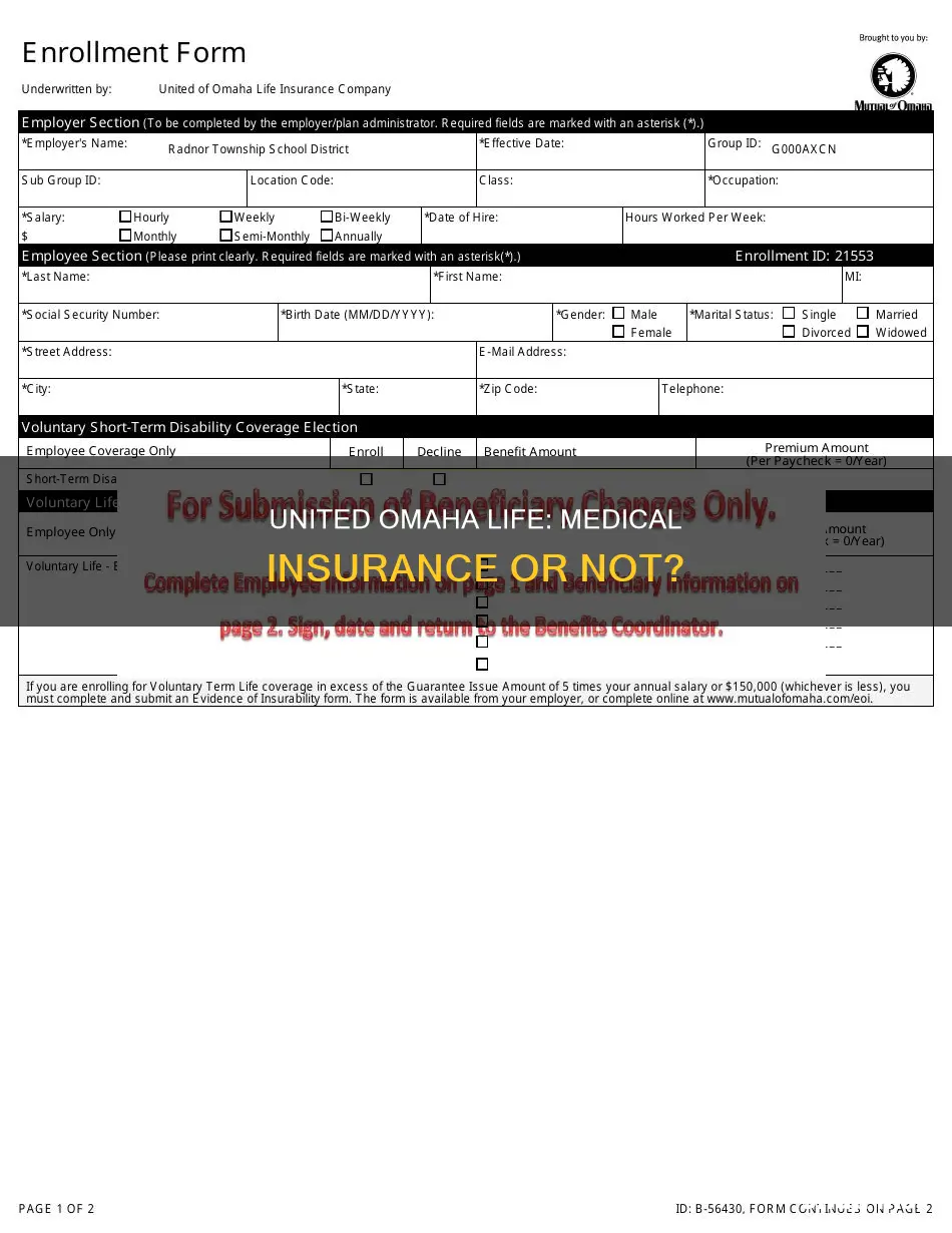 is united omaha life also medical insurence