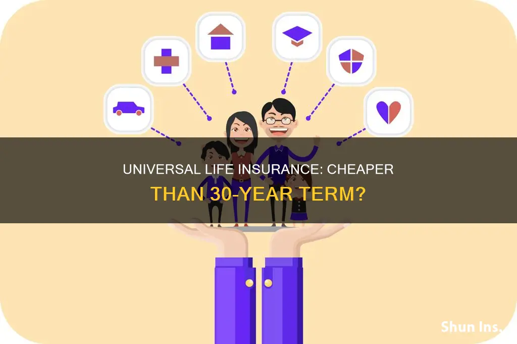 is universal or 30 year life insurance cheapter