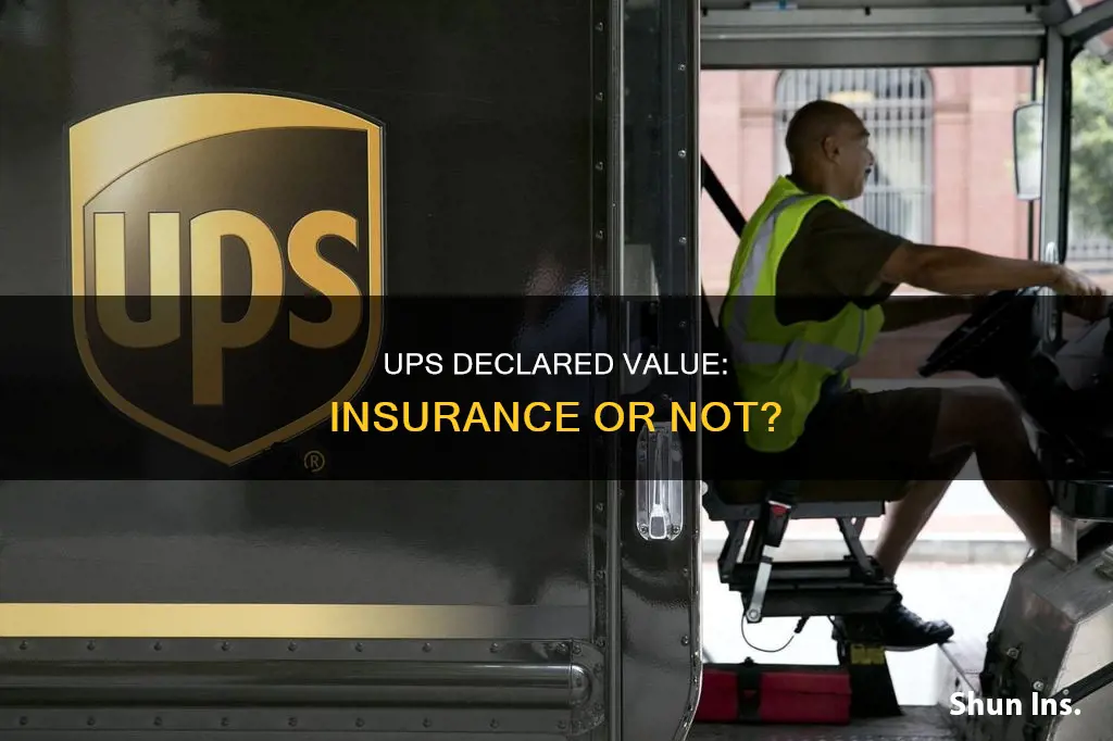 is ups declared value consider insurance