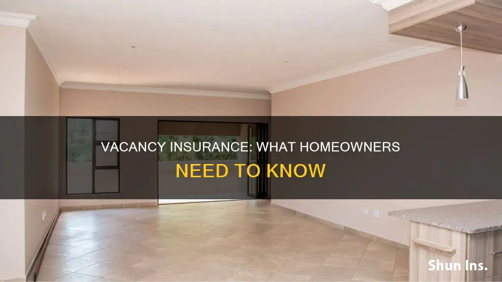 is vacancy insurance the same as homeowners insurance