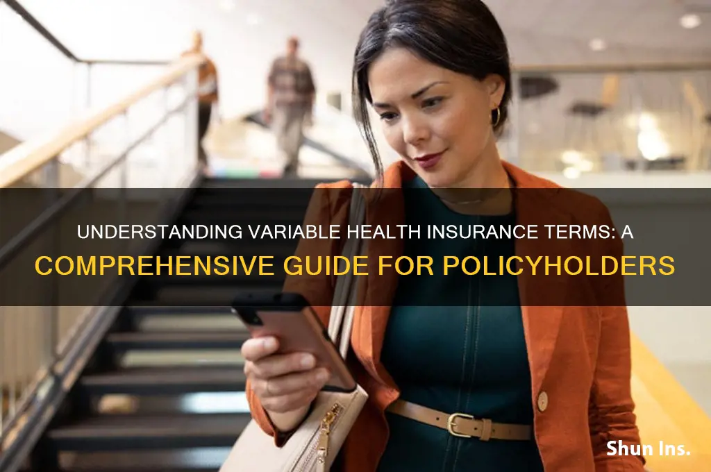 is variable health insurance term