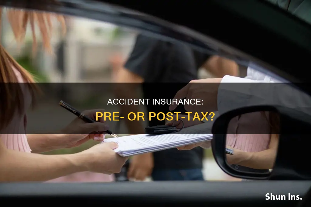 is voluntary accident insurance pre or post tax