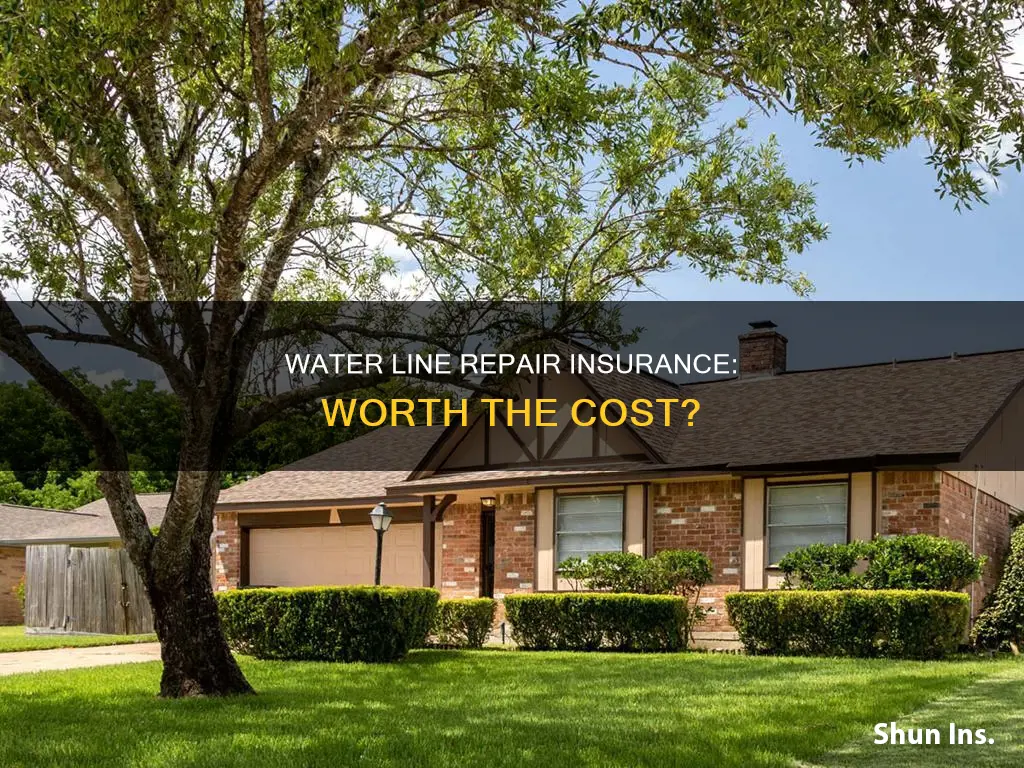 is water line repair insurance worth it
