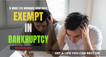 Whole Life Insurance Cash Value: Bankruptcy Exempt?