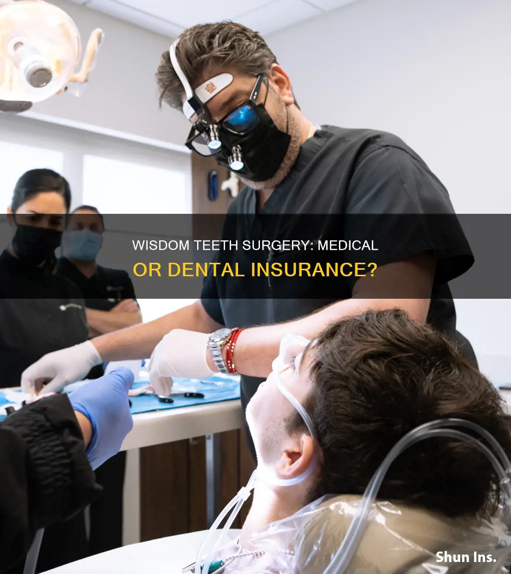 is wisdom teeth surgery medical or dental insurance