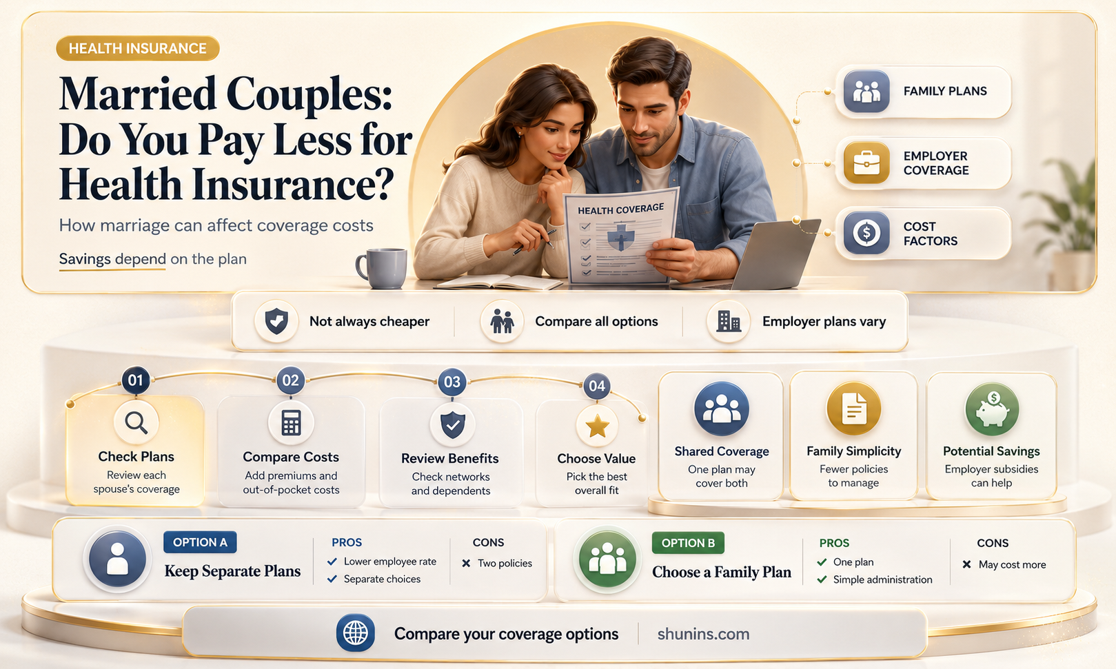 are health insurance rates cheaper for married couples