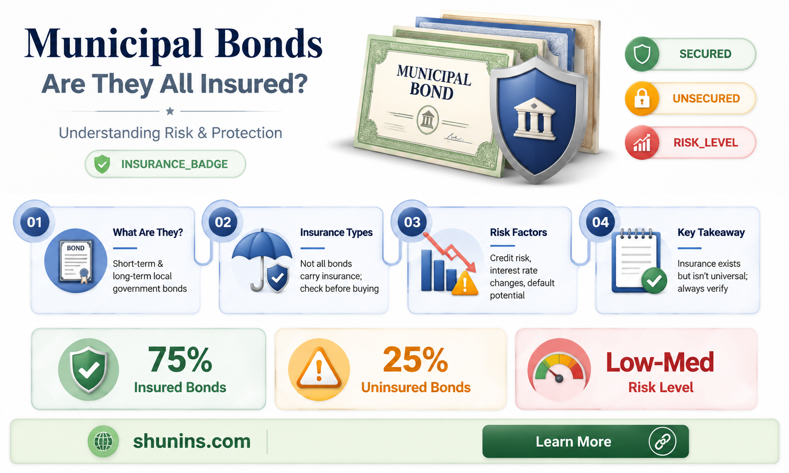 are all municipal bonds insured