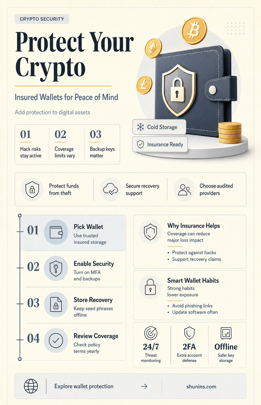 are crypto wallets insured