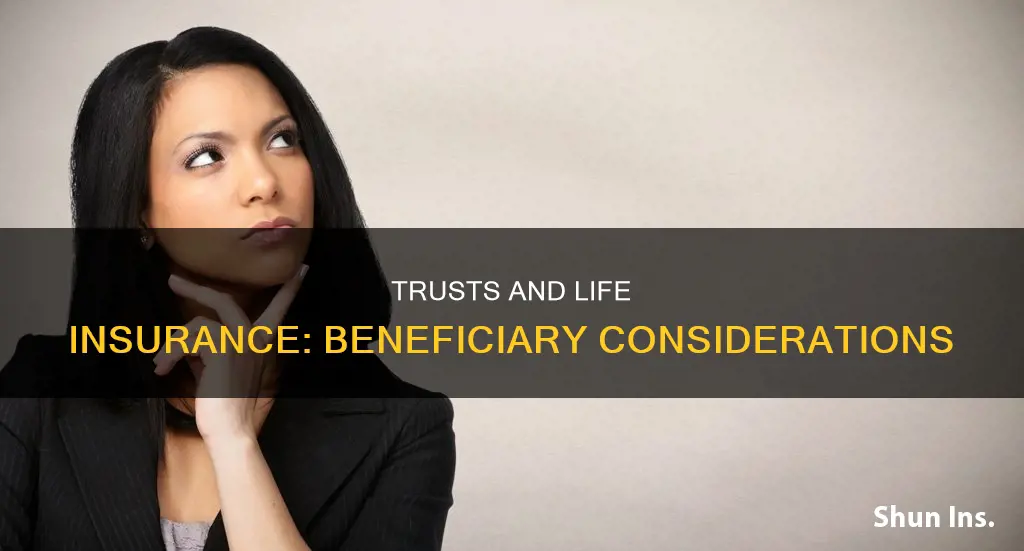 should a trust be beneficiary of life insurance