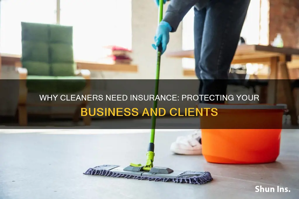 should cleaners have insurance