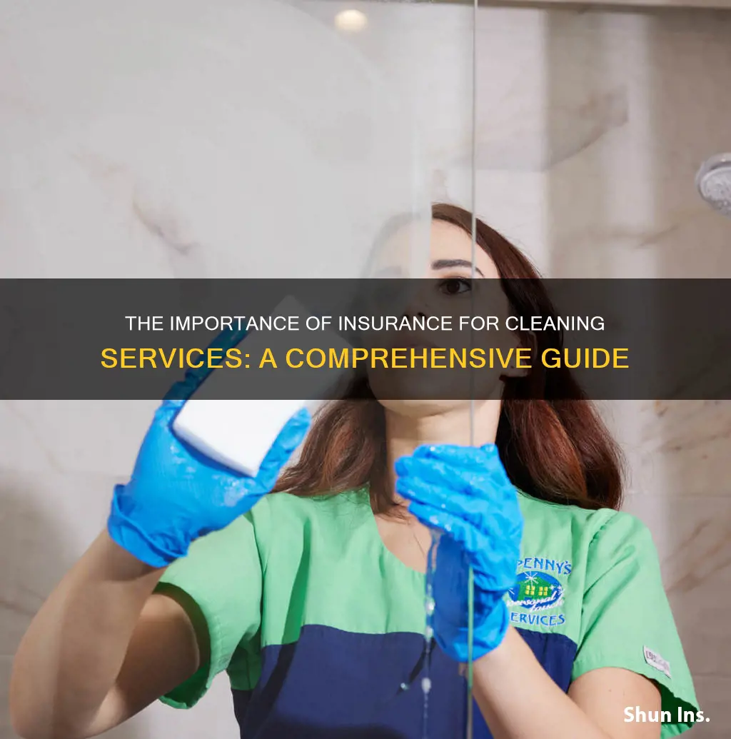 should cleaning services be insured