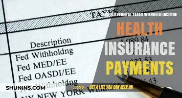 Should Federal Tax Withholding Cover Health Insurance Premiums?