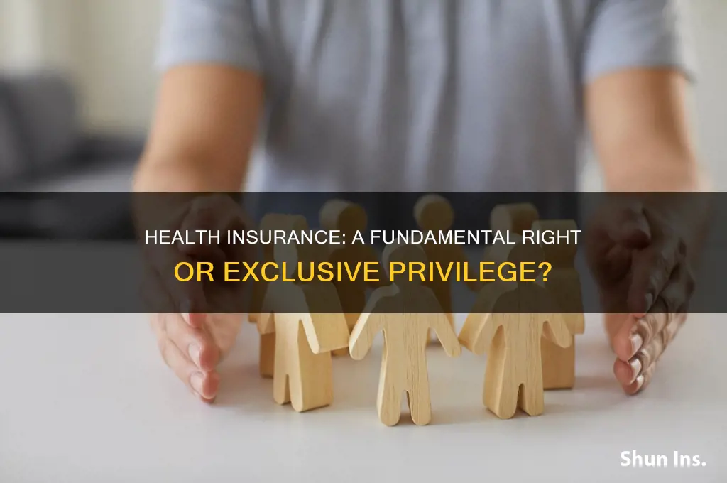 should health insurance be a right or a privilege