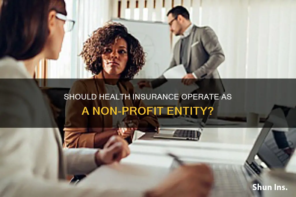 should health insurance be non profit