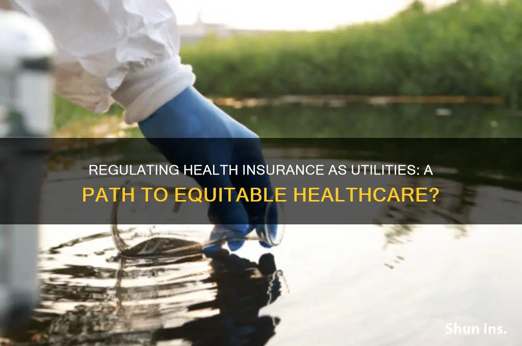 should health insurance be regulated as utilities