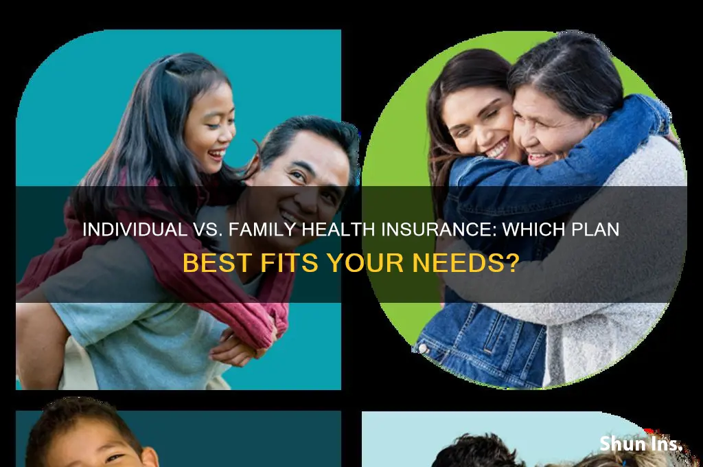 should i apply for individual or family health insurance
