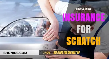 When to Call Insurance for Car Scratches