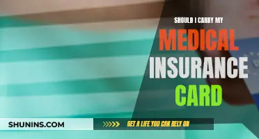 Why You Should Always Carry Your Medical Insurance Card