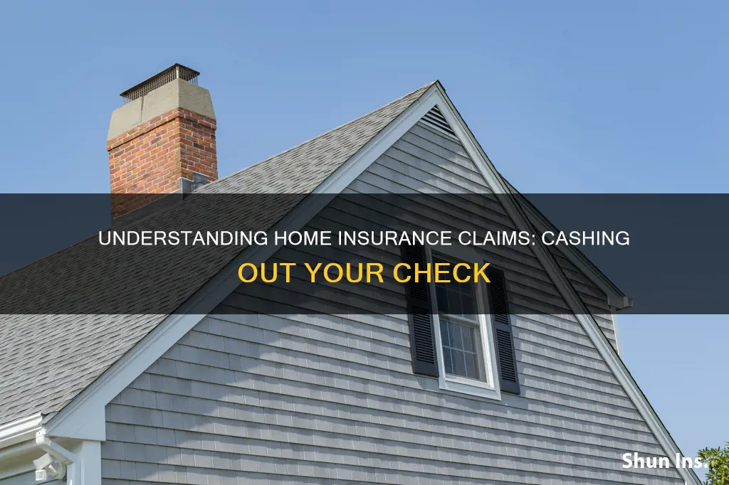 should I cash homeowners insurance check
