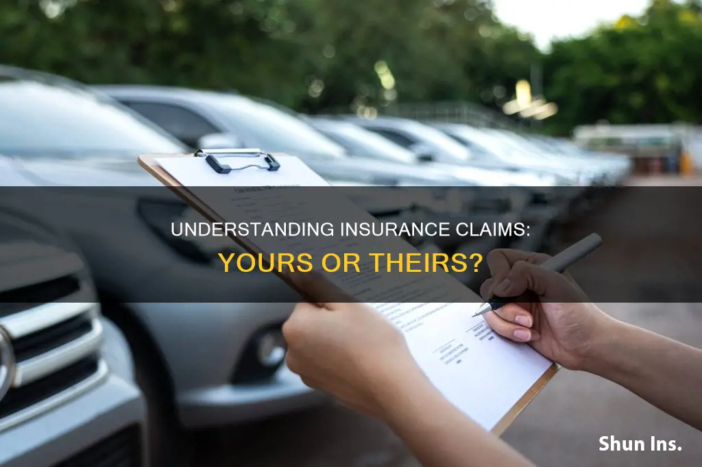 should I go through my insurance or theirs