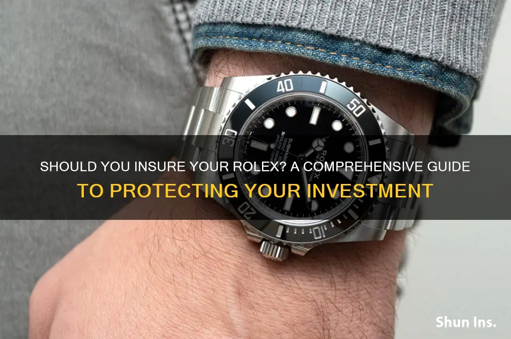 should i insure my rolex