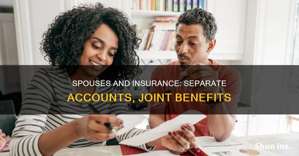 should I open a separate account for spouses insurance monies