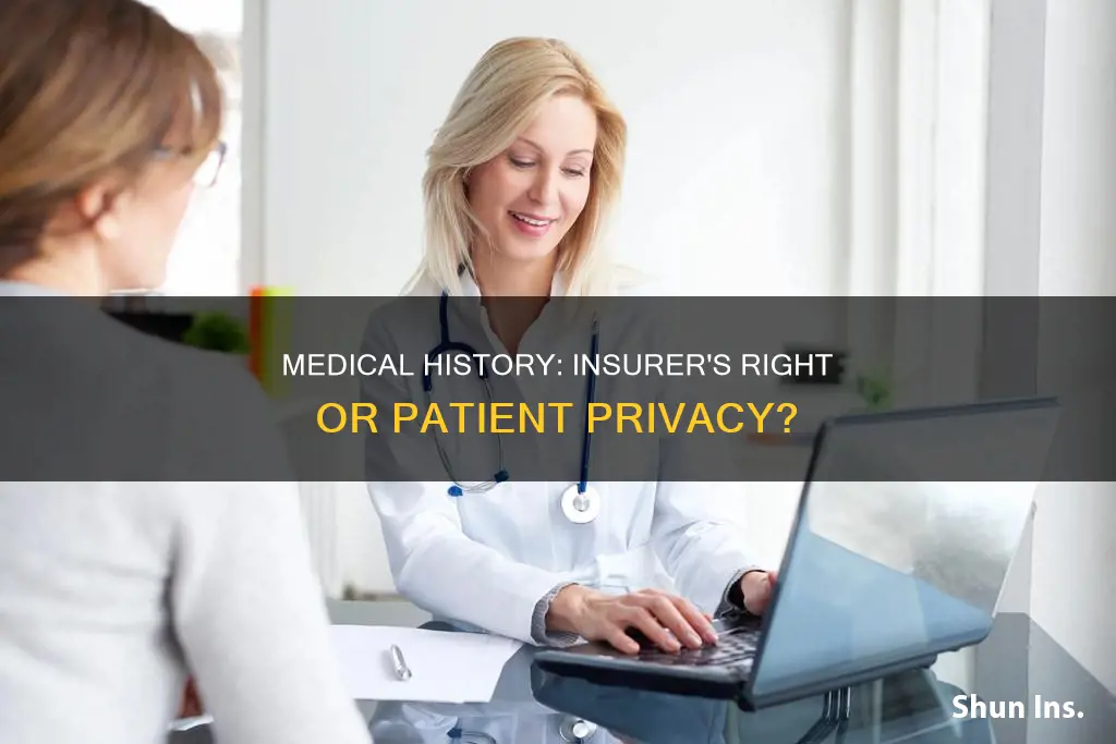 should I provide medical history to my health insurer