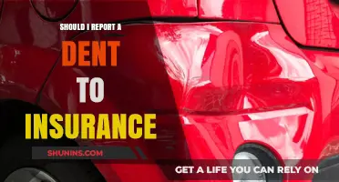 Reporting Car Dents: When to Involve Insurance