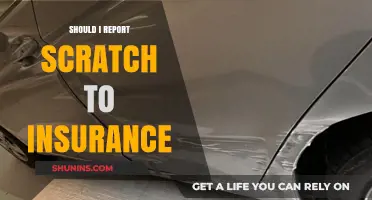 When to Report Scratches to Your Auto Insurance Company