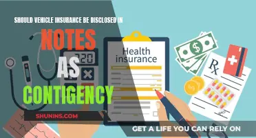 Insurance Notes: Vehicle Contingency Disclosure