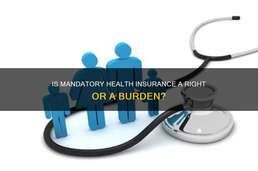 should we be forced to have health insurance