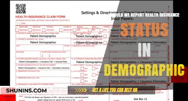 Should Health Insurance Status Be Included in Demographic Reporting?