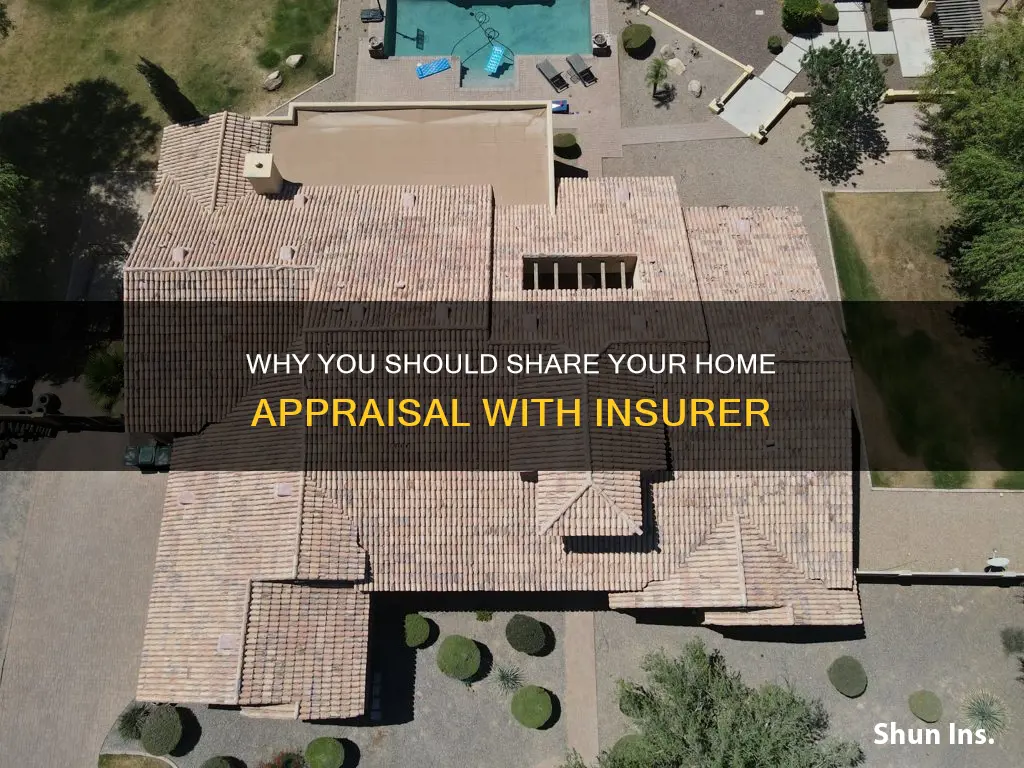 should you give the appraisal to your homeowners insurer