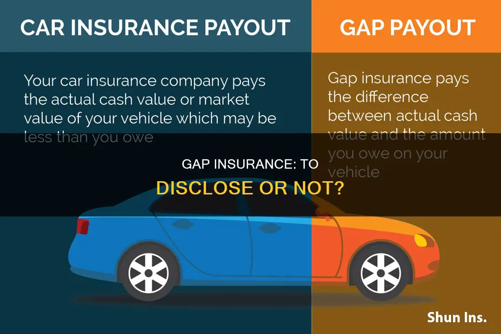 should you tell your insurance if you have gap