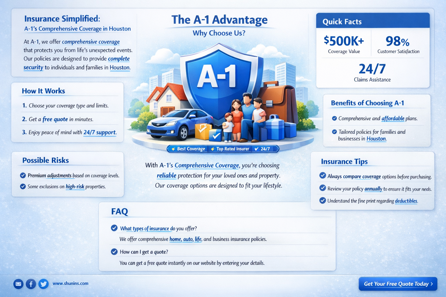 a-1 insurance hou