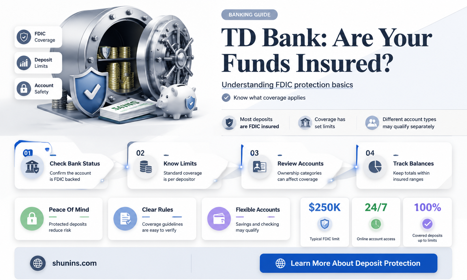 are funds insured at td bank