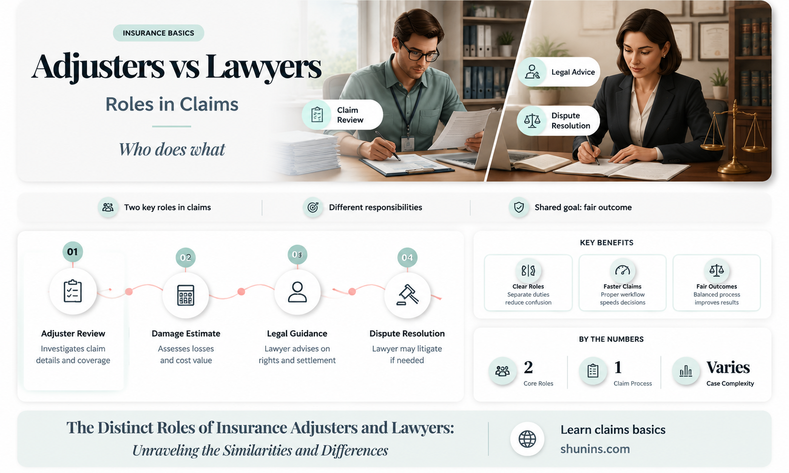 are insurance adjusters lawyers