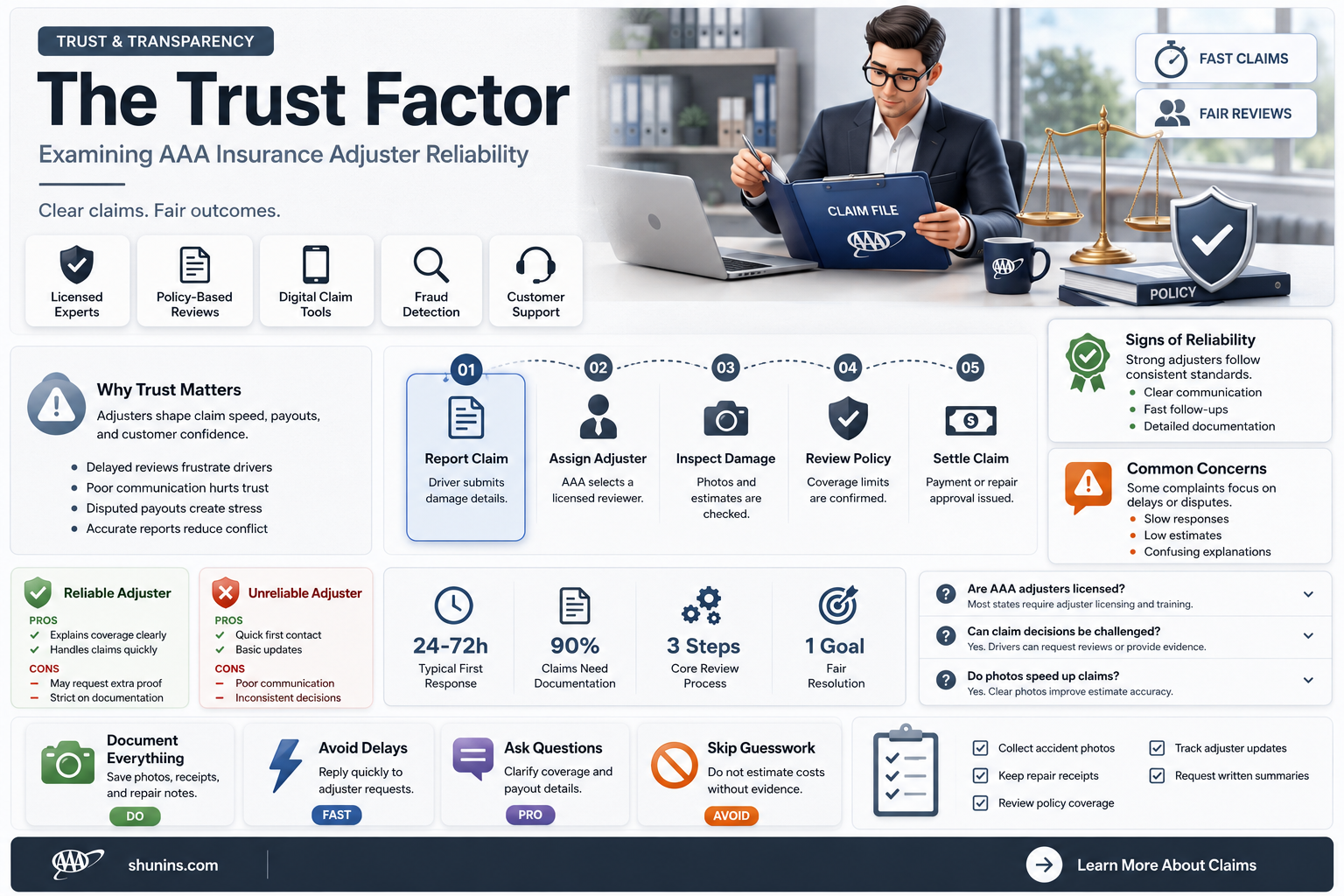 are aaa insurance adjustes trustworthy