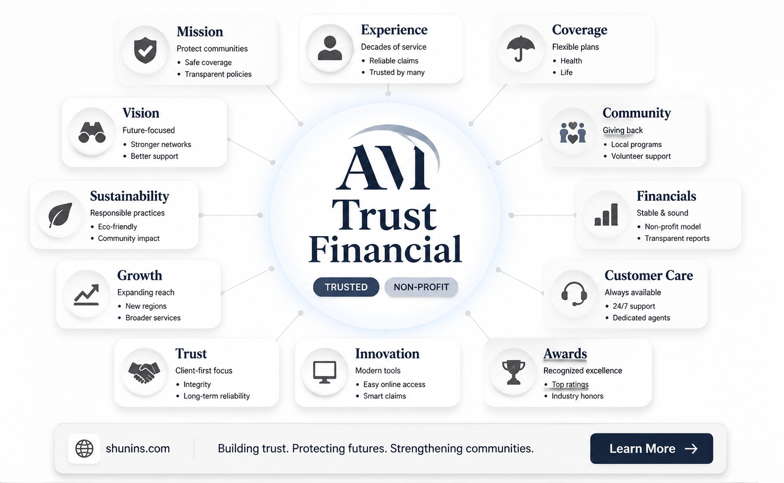 am trust financial non profit insurer