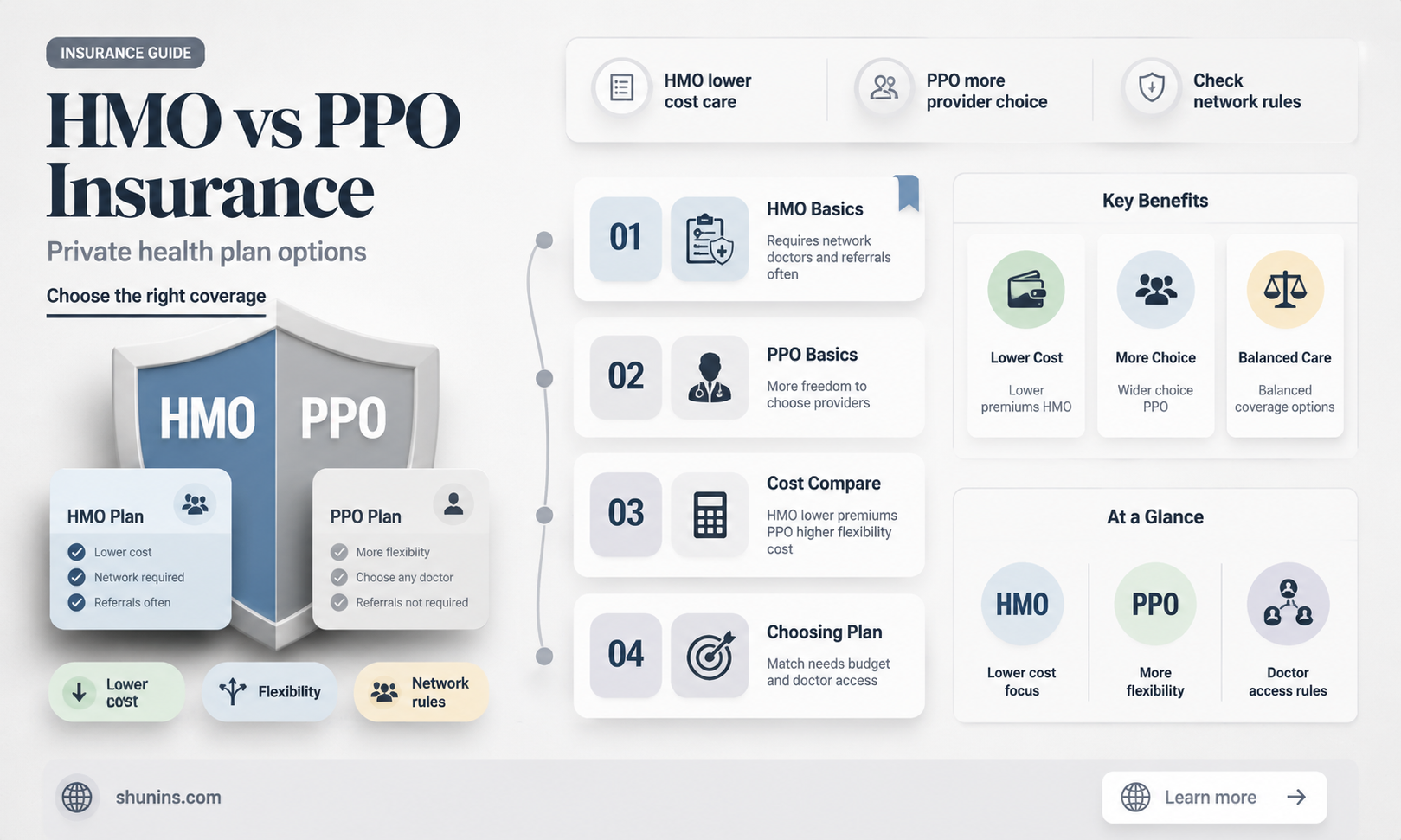 are hmo and ppo private insurance