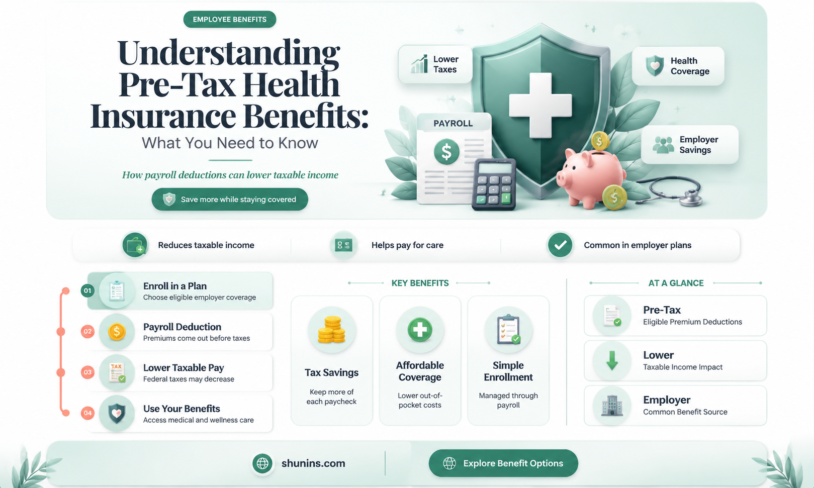 are health insurance benefits pre tax