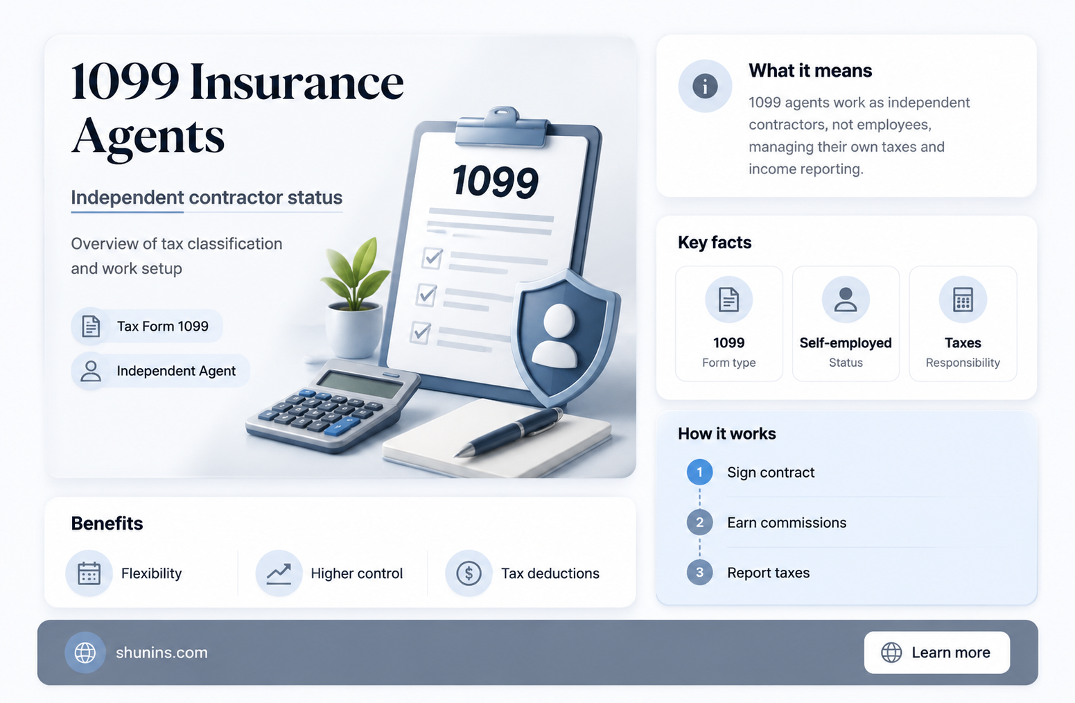 are insurance agents 1099