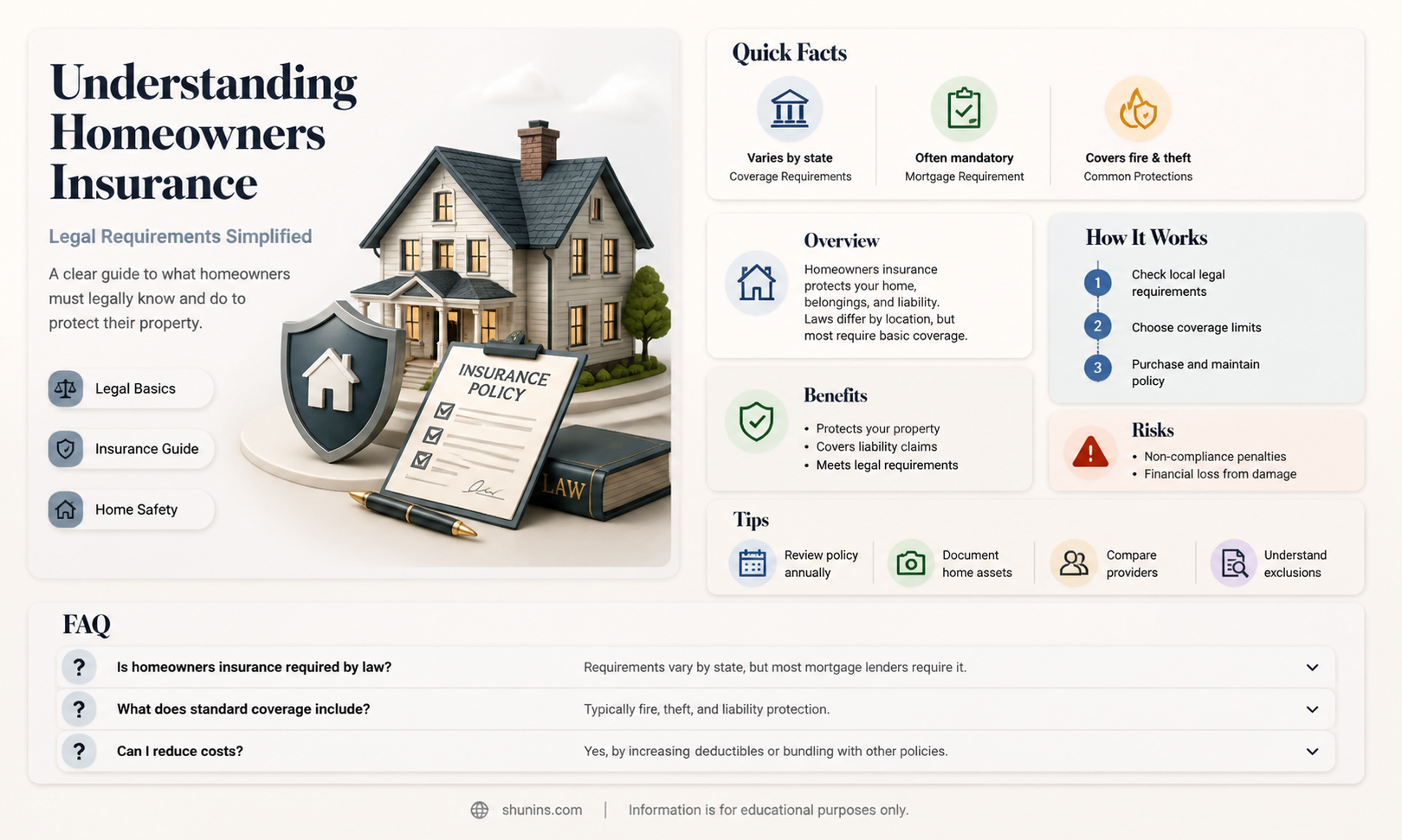 am I legally bound to purchase homeowners insurance