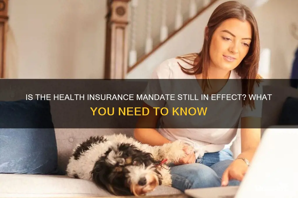 was the mandate for health insurance gone