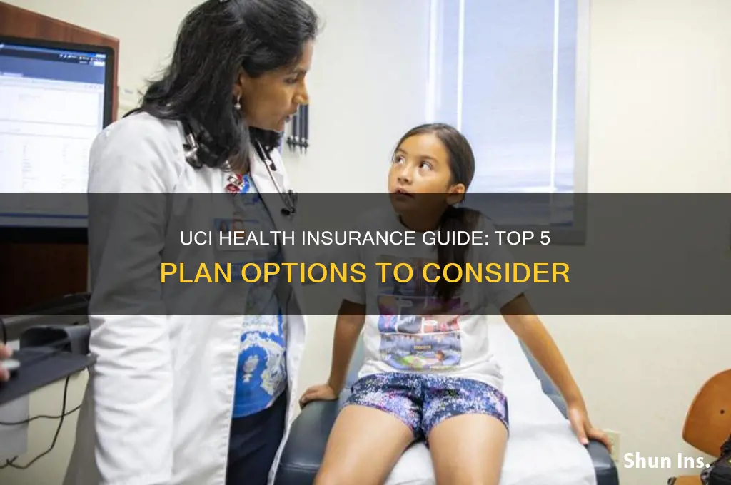 what 5 options health insurance to choose at uci