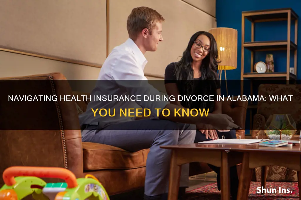 what about health insurance in a divorce in alabama