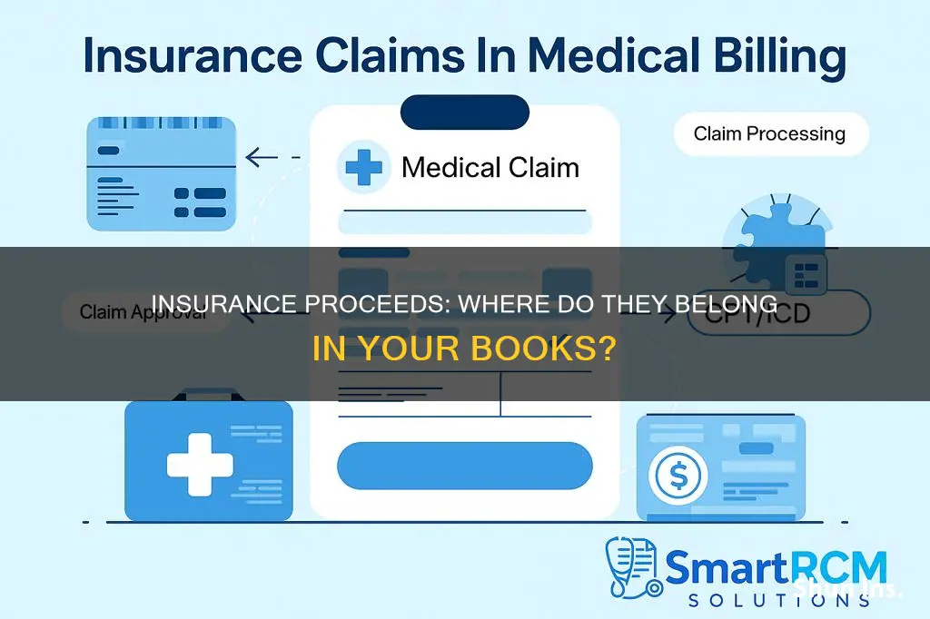 what account to categorize insurance proceeds