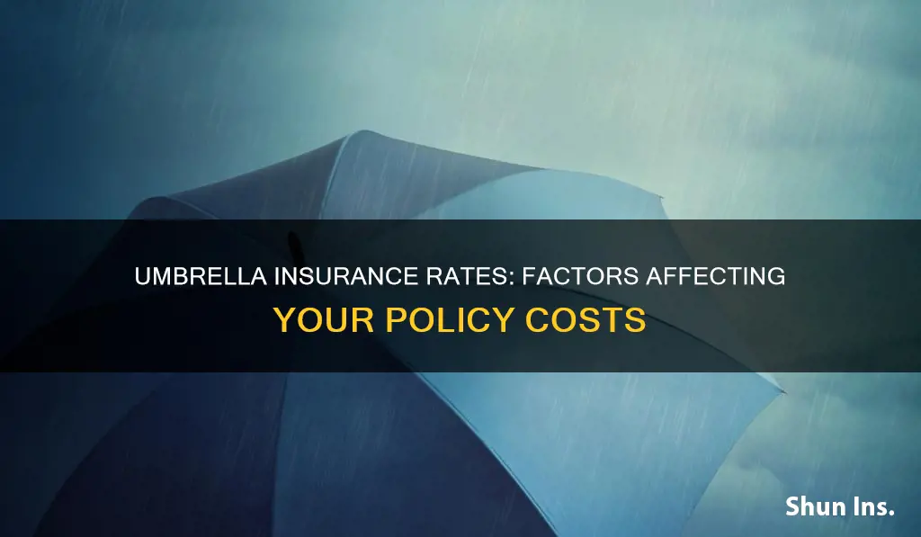 what affects my umbrella insurance rates