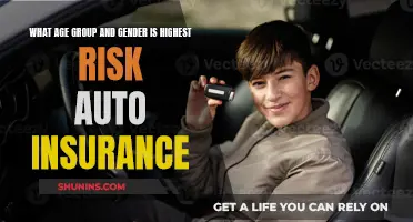 Auto Insurance: Riskiest Age and Gender Revealed